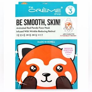 Bundle 2/$38$ | NWT - Korean Skincare Red Panda Face Masks Set of 3 Sheets